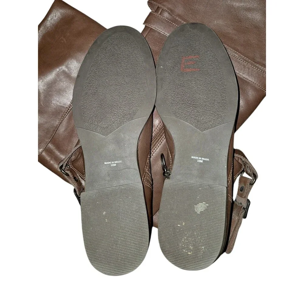 Matisse Womens Size 10 M Brown Leather Zip 15